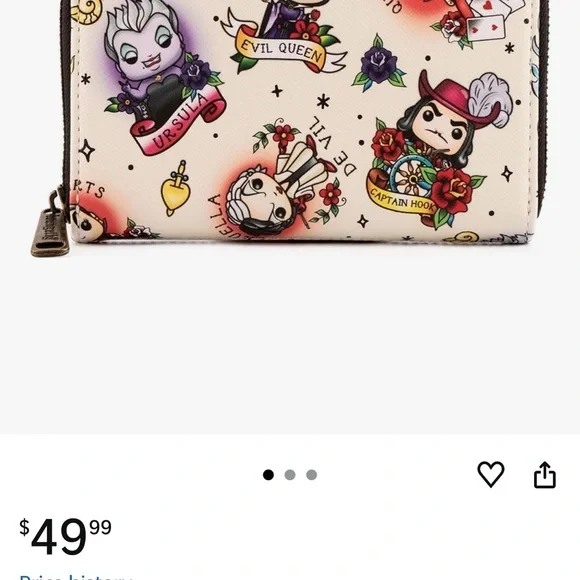 Pop Backpack with Wallet Disney Villains - Picture 10 of 10